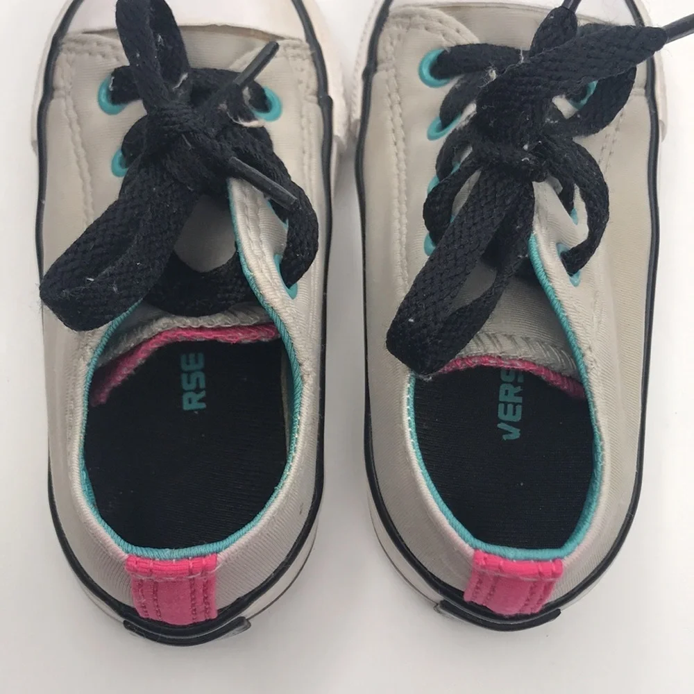 Converse All Star Gray, Black and Pink Sneakers
